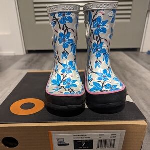 Bogs Toddler Magnolia Skipper Rain Boots Size 7